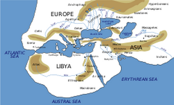 מפת העולם - הרודוטוס