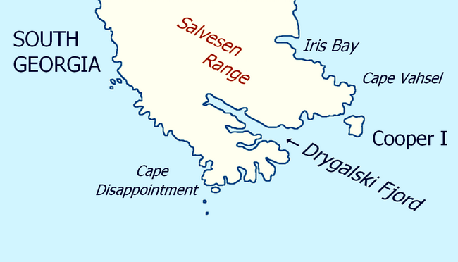 Drygalski-Fjord-Map