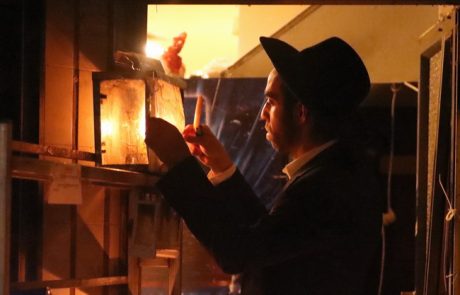 הדלקת נרות בבני ברק