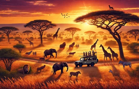 ספארי בשמורת קרוגר.