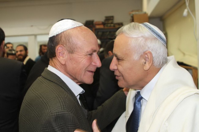 משה קצב עם דודו